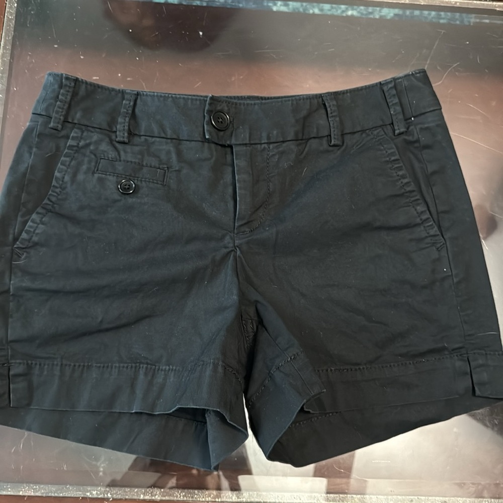 Banana Republic Black and grey Martin shorts size 0 - Picture 3 of 5